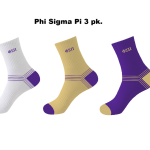 Phi Sigma Pi Socks Product Code is PSP200
